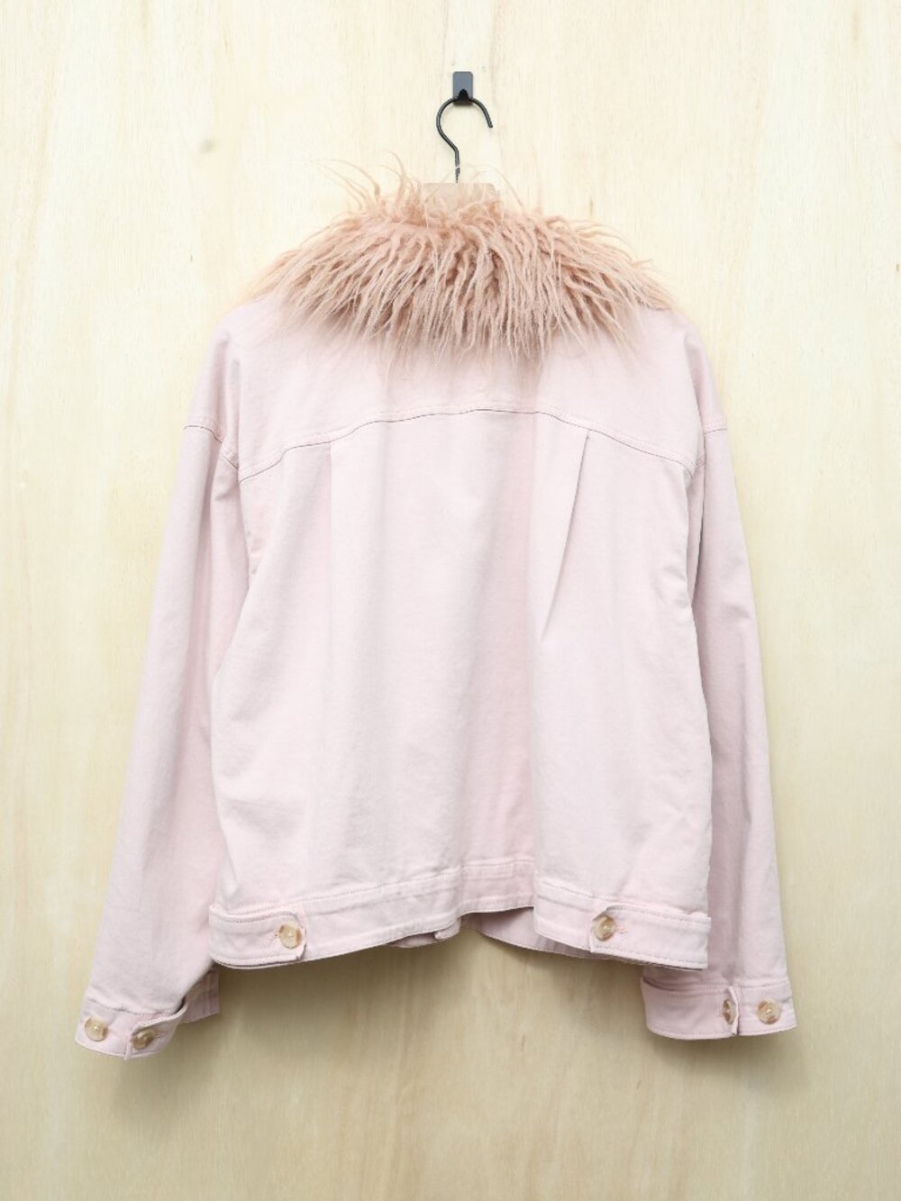 Lou & Grey‎ Pink Faux Fur Utility Jacket XXL - Picture 3 of 4